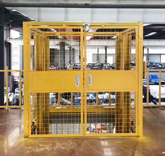 晋城智能导轨式升降机亮相